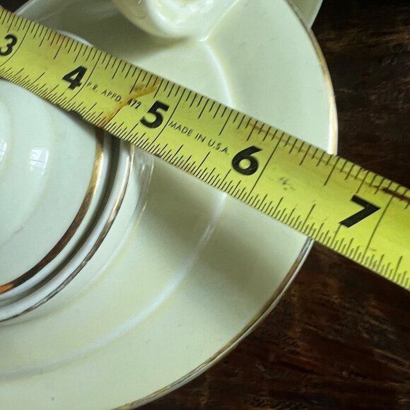 1940's Autumn Leaf Hall Superior Aladdin Tea Pot And Infuser - Picture 5 of 8